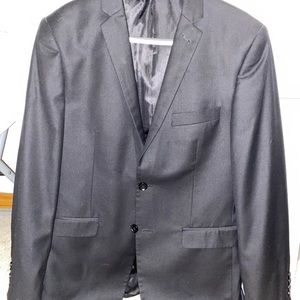 Grey slim suit